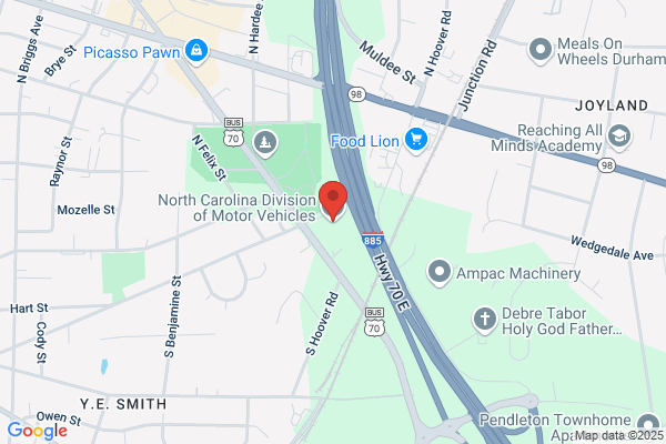 North Carolina State Government, Division of Motor Vehicles, Driver License Services
