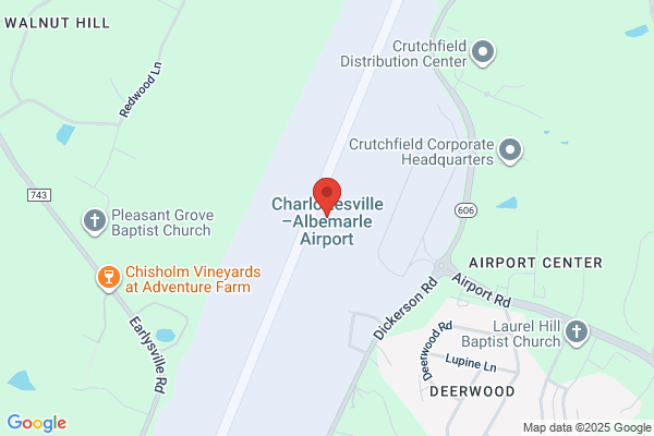 Albemarle County, Airport Charlottesville-Albemarle