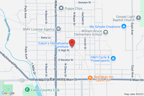 Eaton's Hometowne Furniture.