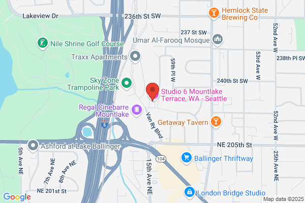 Studio 6 Seattle - Mountlake Terrace