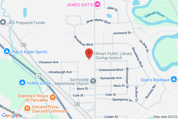 Elkhart Public Library, Branches, Dunlap Branch