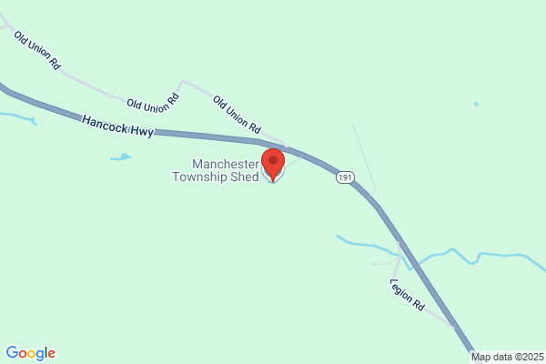 Manchester Township Shed