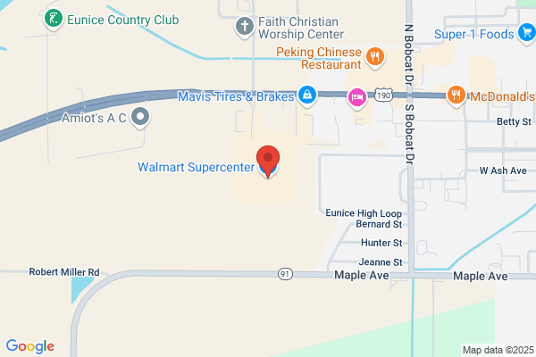 Wal-Mart, Eunice, Store Information