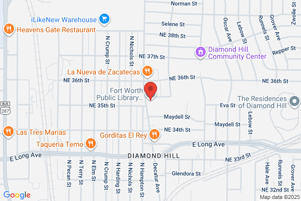 Fort Worth City of, Libraries, Branches, Diamond Hill/Jarvis
