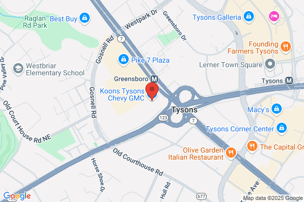 Koons Chevrolet Geo Tysons, Service