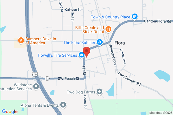 Flora City of, Library