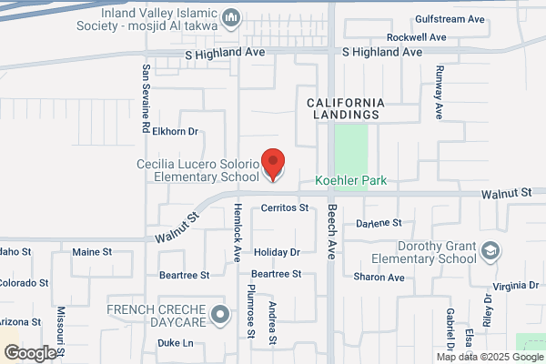 Etiwanda School District, Cecilia Lucero Solorio Elementary