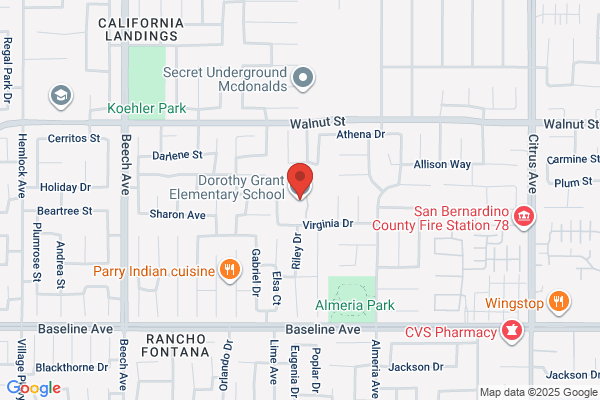 Fontana Unified School District, Elementary Schools, Grant