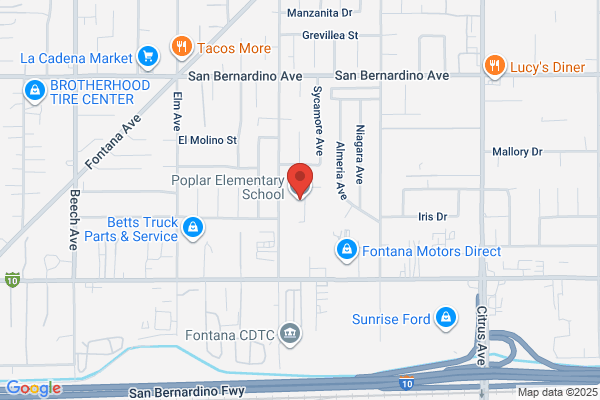 Fontana Unified School District, Elementary Schools, Poplar