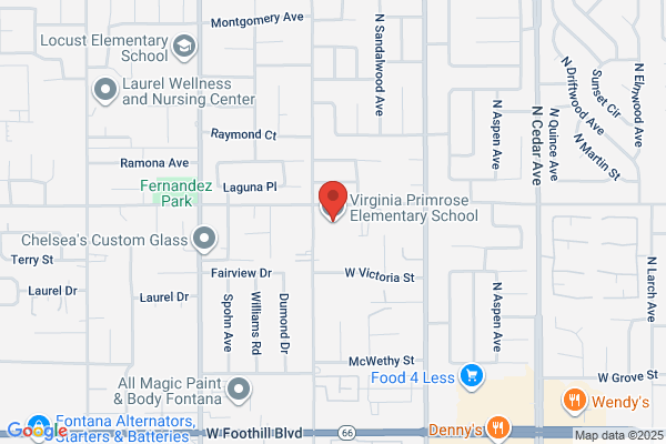 Fontana Unified School District, Schools, Elementary Schools, Virginia Primrose