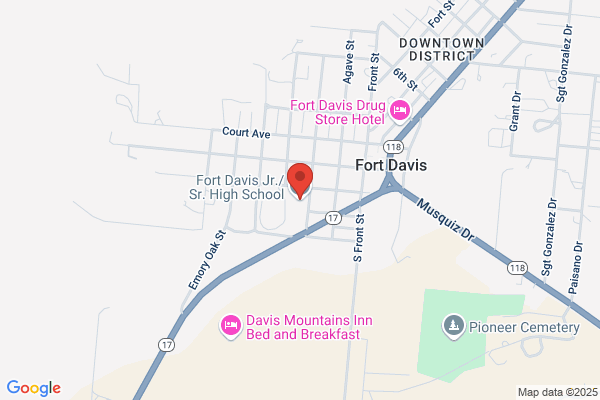 Fort Davis Independent School District, High School