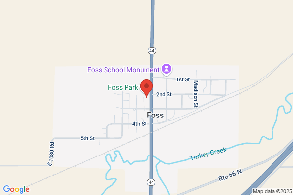 U S Government Offices, Post Offices, Foss