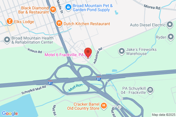 Motel 6 Frackville PA