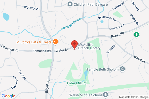 Framingham Town of, Libraries, McAuliffe Branch Library