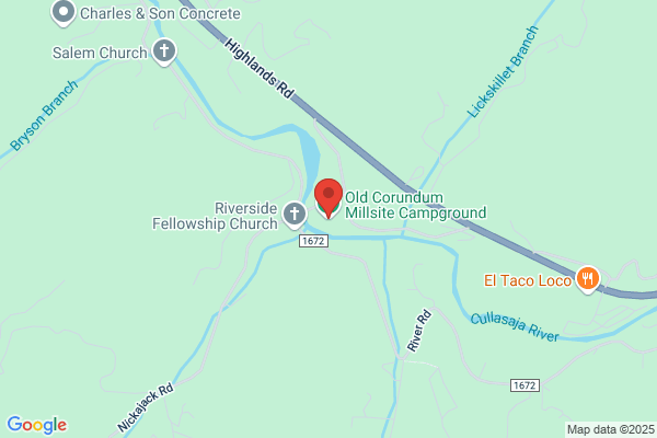 Old Corundum Millsite Campground