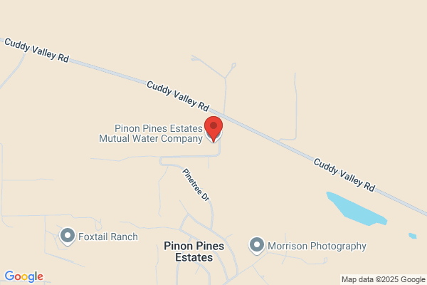 Pinon Pines Estates Mutual Water Co