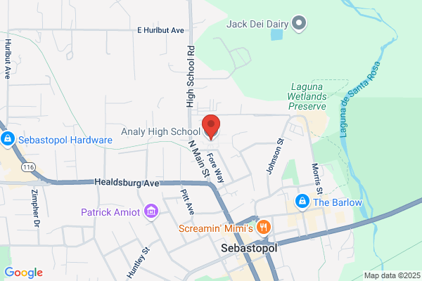 West Sonoma County Union High School District, Schools, Analy High School