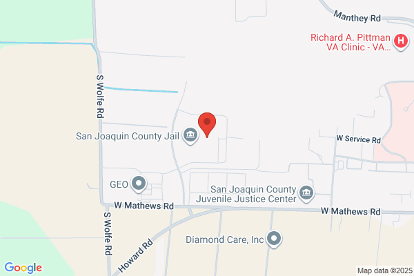San Joaquin County Sheriff's Department, Custody