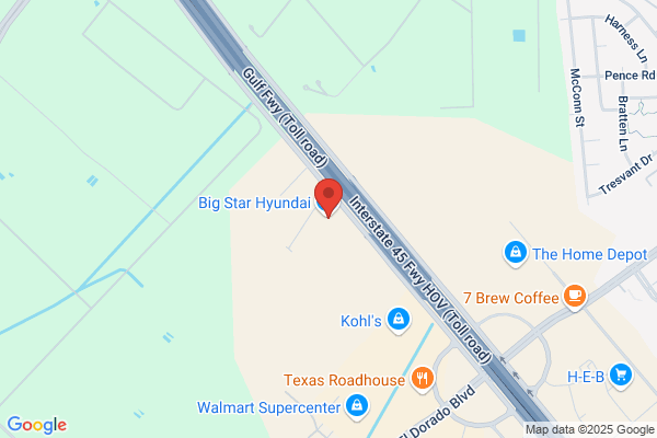 Parts Department of Big Star Hyundai