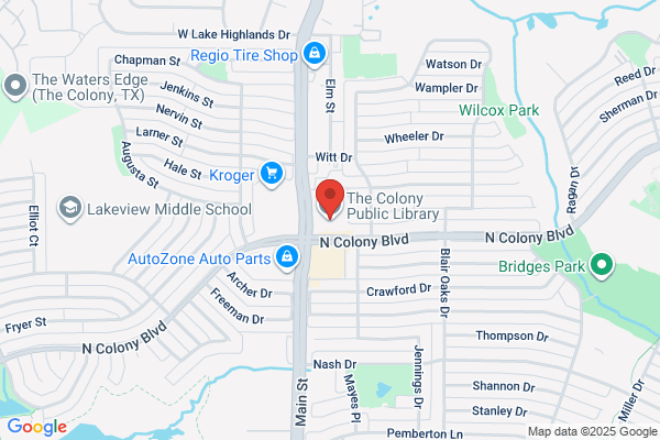 Colony City of, Library