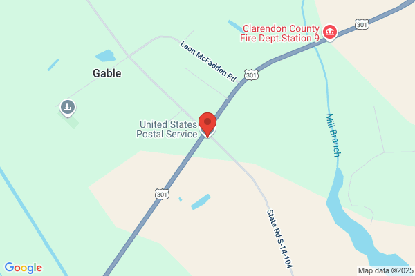 US Government, Post Offices, Gable