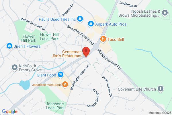 Gentleman Jims Gaithersburg