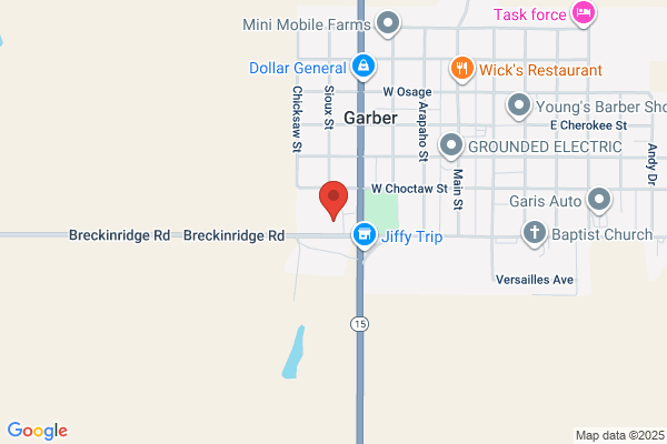 Fire Department, Garber (To Report A Fire)