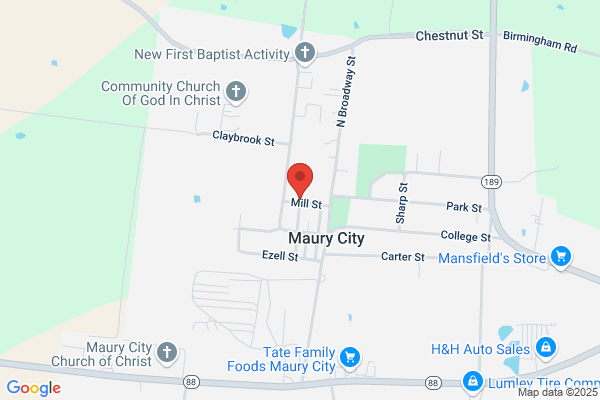 Maury City Methodist Church, Parsonage