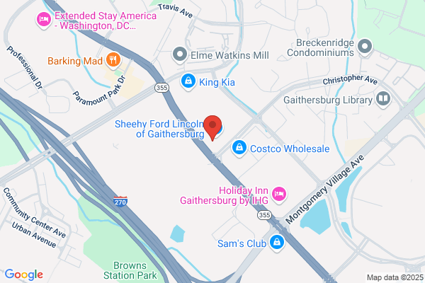 Sheehy Ford Lincoln of Gaithersburg Service & Parts Department