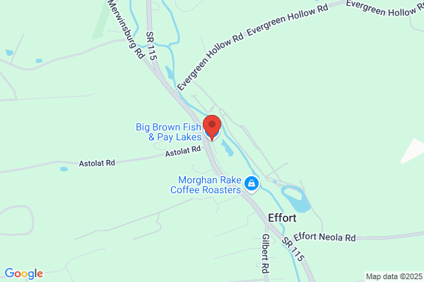 Big Brown Fish & Pay Lakes
