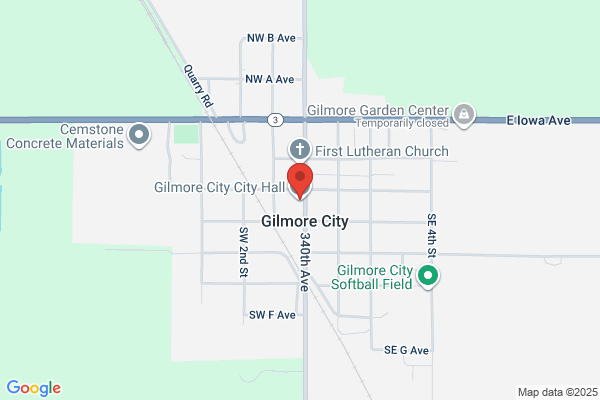 Gilmore City City of, Hall
