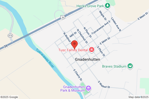 Gnadenhutten Village of, Library
