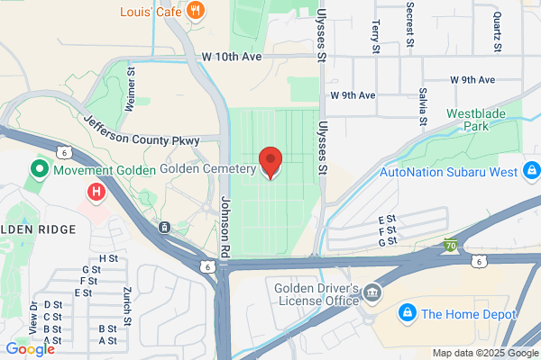Golden City Government, Cemetery