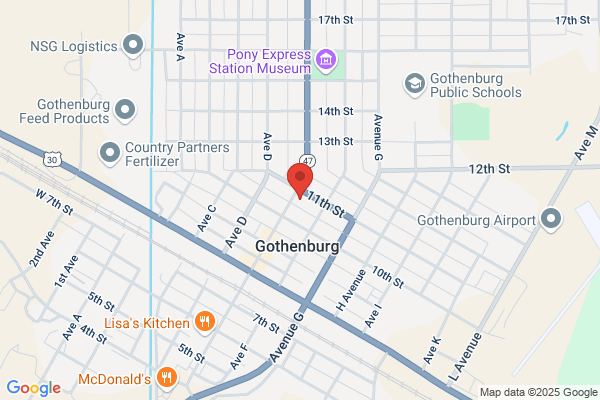 United States Government, Gothenburg, Post Office