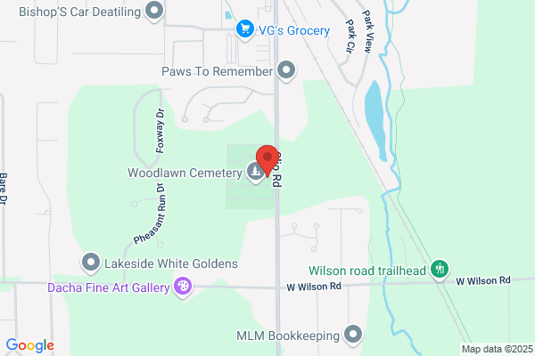 Woodlawn Cemetery In Clio