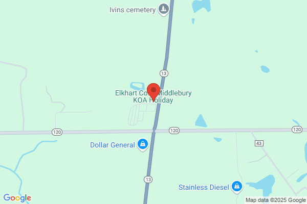 South Bend / Elkhart North KOA Holiday - CLOSED