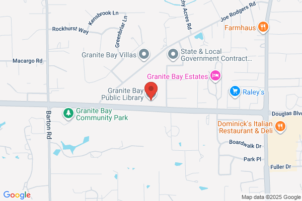 Public Libraries, Granite Bay Library