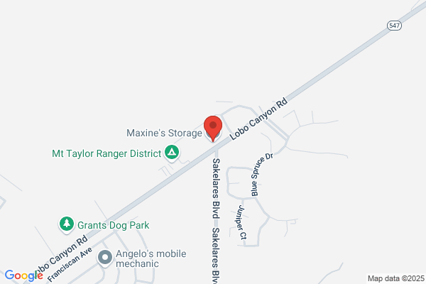 Maxines Lobo Canyon Storage