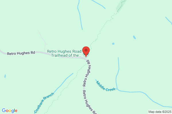 Retro Hughes Road Trailhead of the Cumberland Trail