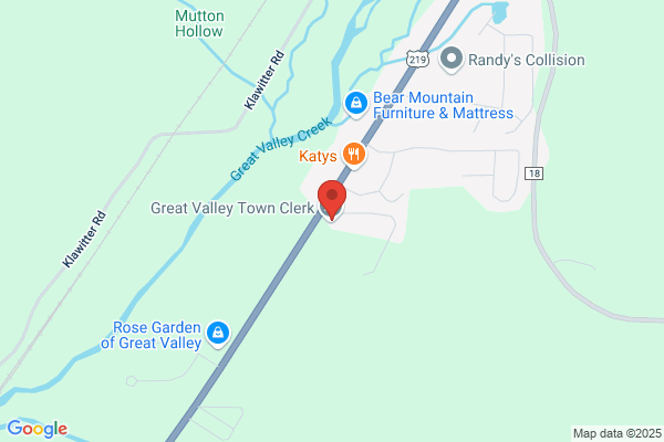 Great Valley Town of, Town Clerk
