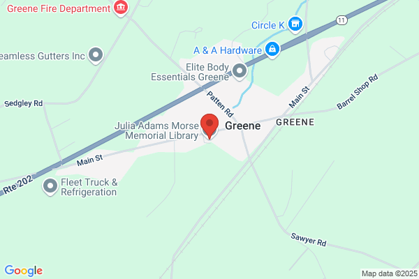 Greene Town of, Library Morse Memorial