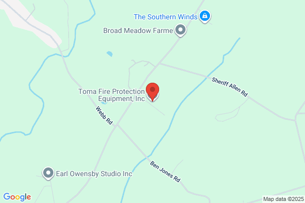 Toma Fire Protection Equipment Company Greenville/Spartanburg South Carolina