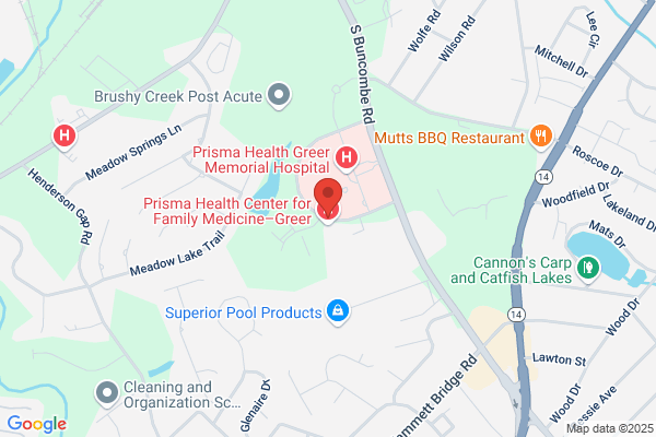 Prisma Health Center for Psychiatry–Greer