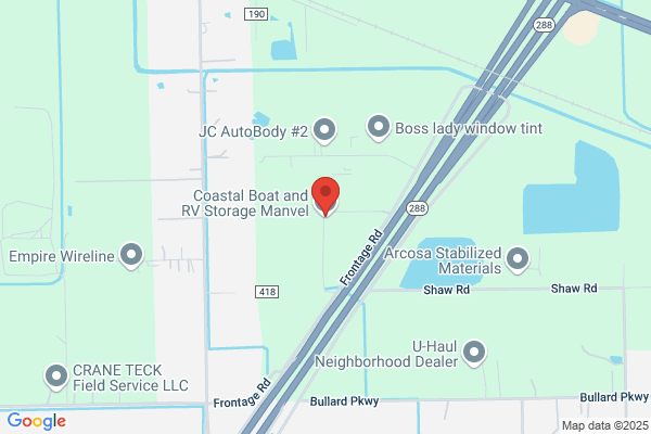 Tidelands Boat Storage