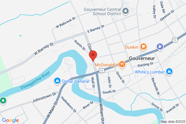 Gouverneur Town of, Justice