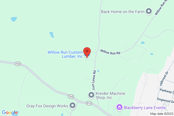 Willow Run Custom Lumber Co Inc