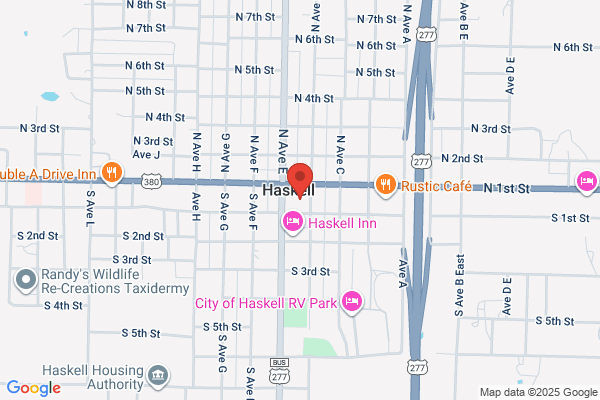 Haskell County Government Offices, Treasurer