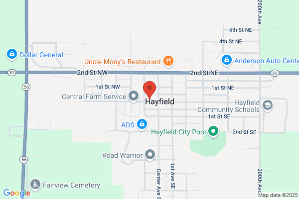 Hayfield City of, City Clerk