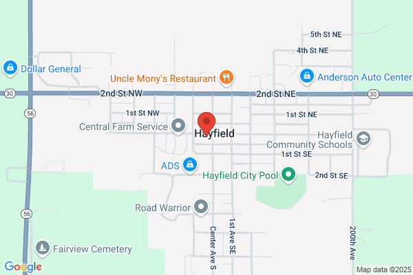 U S Government, Post Offices, Hayfield