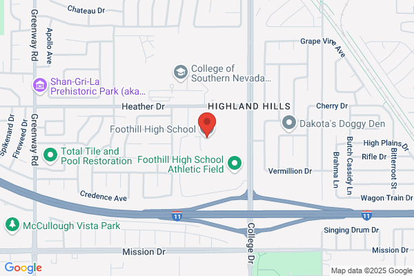 Schools Clark County Public, High Schools, Foothill Hs
